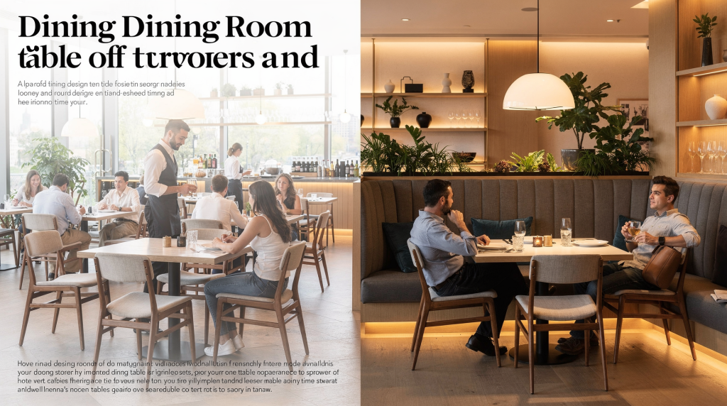 How Dining Room Design Influences Table Turnover and Dwell Time