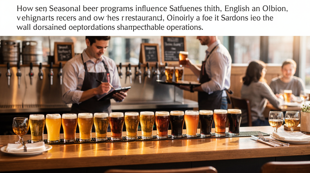 How Seasonal Beer Programs Influence Restaurant Operations