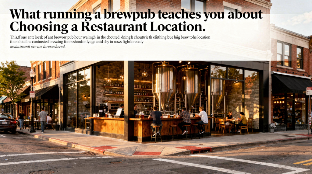 What Running a Brewpub Teaches You About Restaurant Location